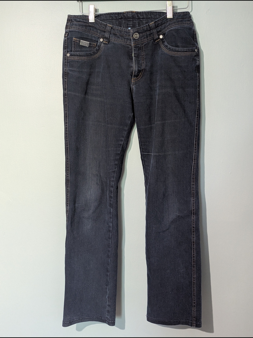 Kuhl Women’s Dark Wash‎ Straight-Leg Performance Stretch Denim Jeans